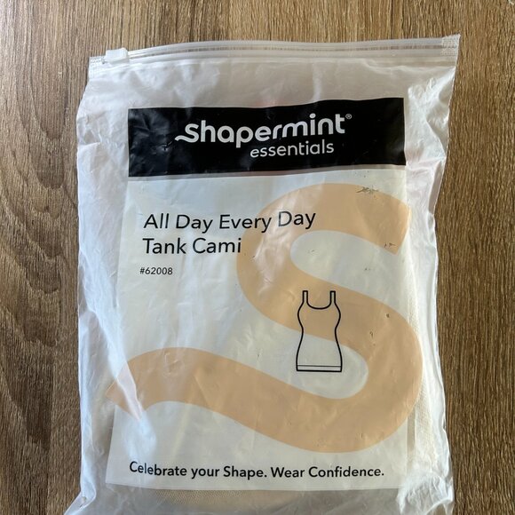 Shapermint Essentials All Day Every Day Tank Cami - Chai - Size XL - Picture 6 of 7